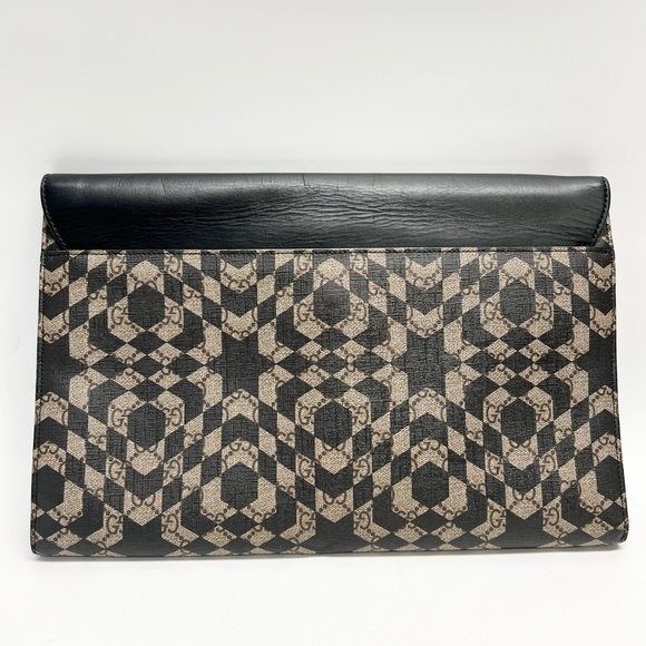 Gucci Kaleidoscope GG supreme clutch/portfolio case/document case. - Picture 3 of 10